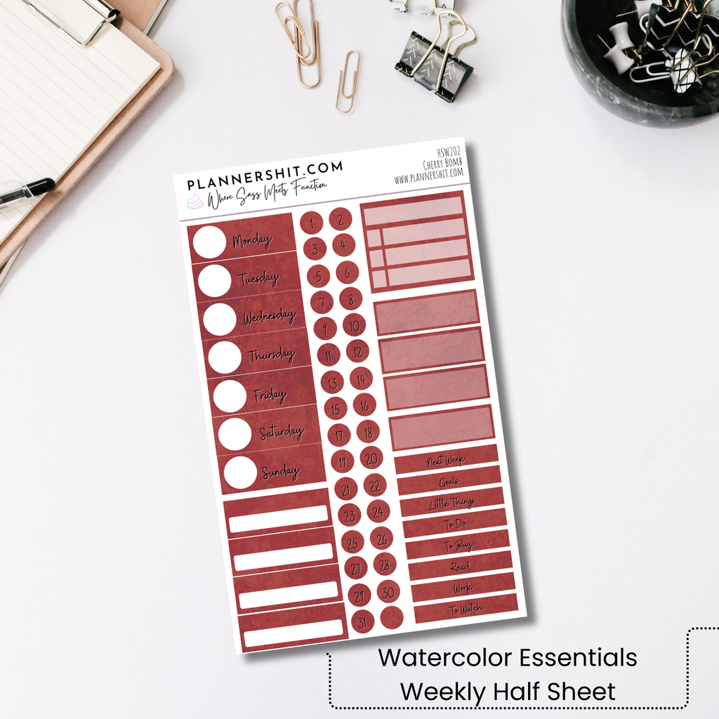 Cherry Bomb (Watercolor Essentials)