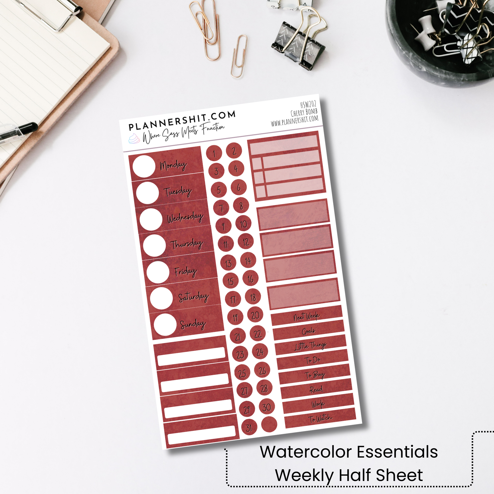 Cherry Bomb (Watercolor Essentials)