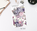 Half Sheet Weekly Mini Kit - Gothic Roses