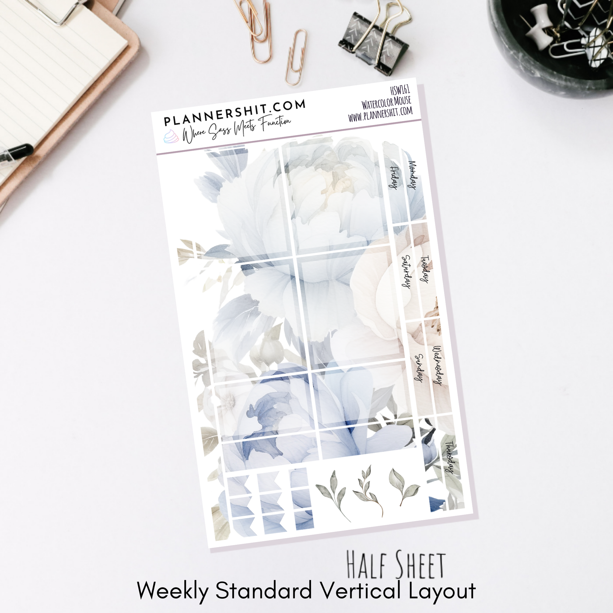 Watercolor Mouse (Standard Vertical)