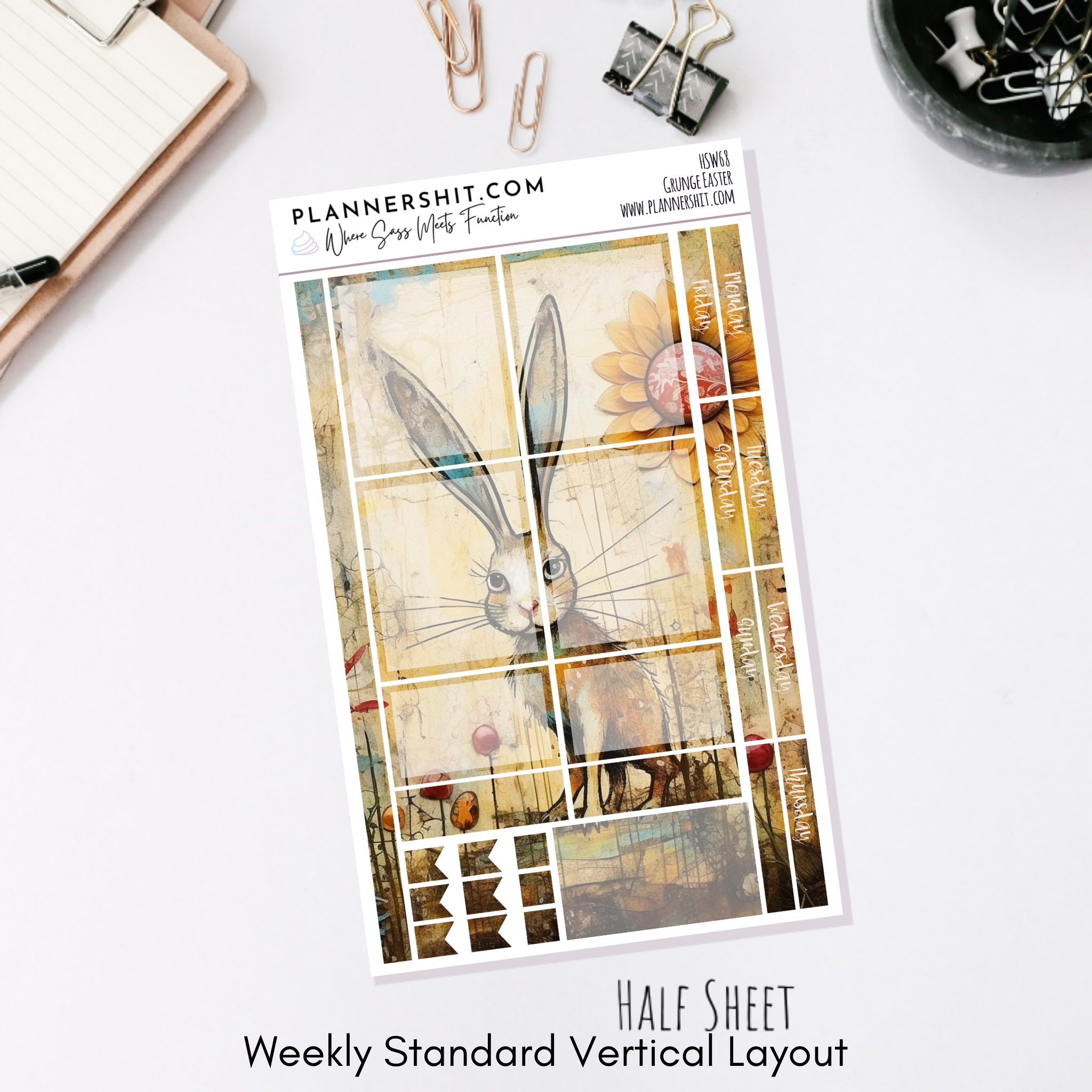 Grunge Easter (Standard Vertical)