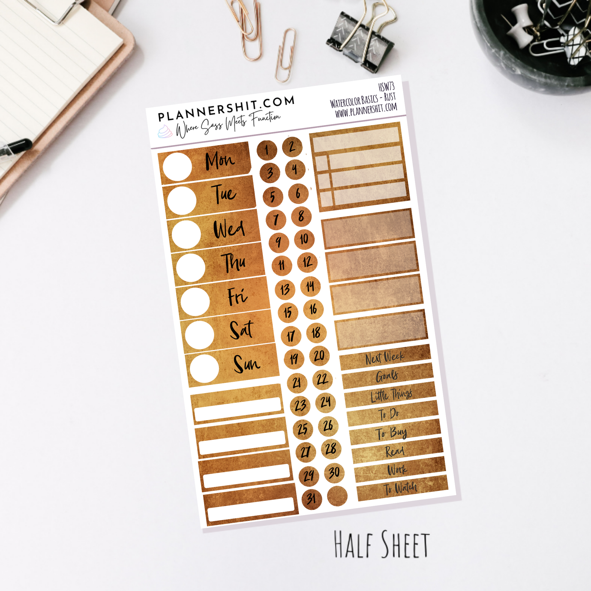 Rust (Watercolor Essentials)