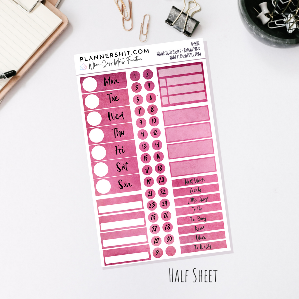 Bright Pink (Watercolor Essentials)