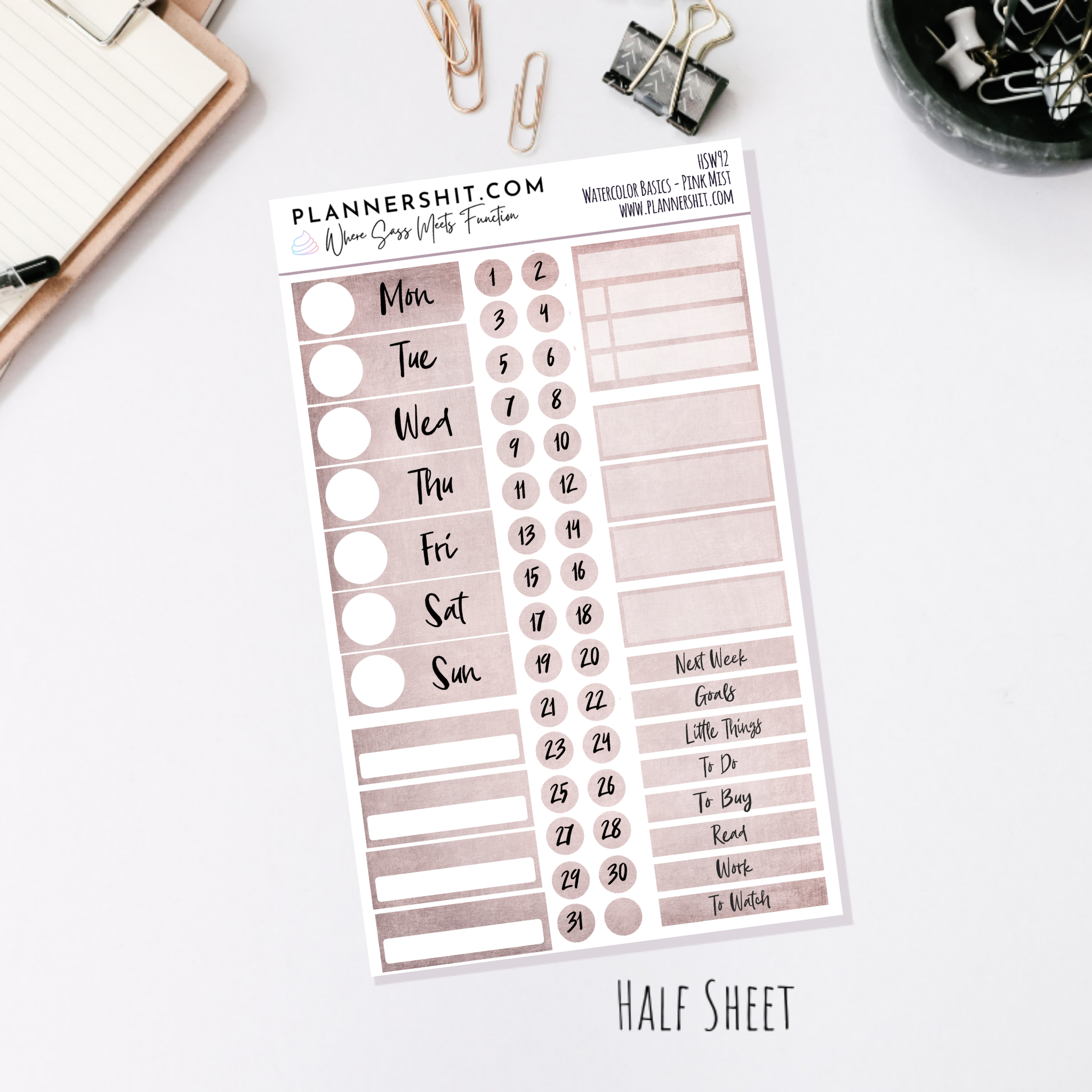 Pink Mist (Watercolor Essentials)