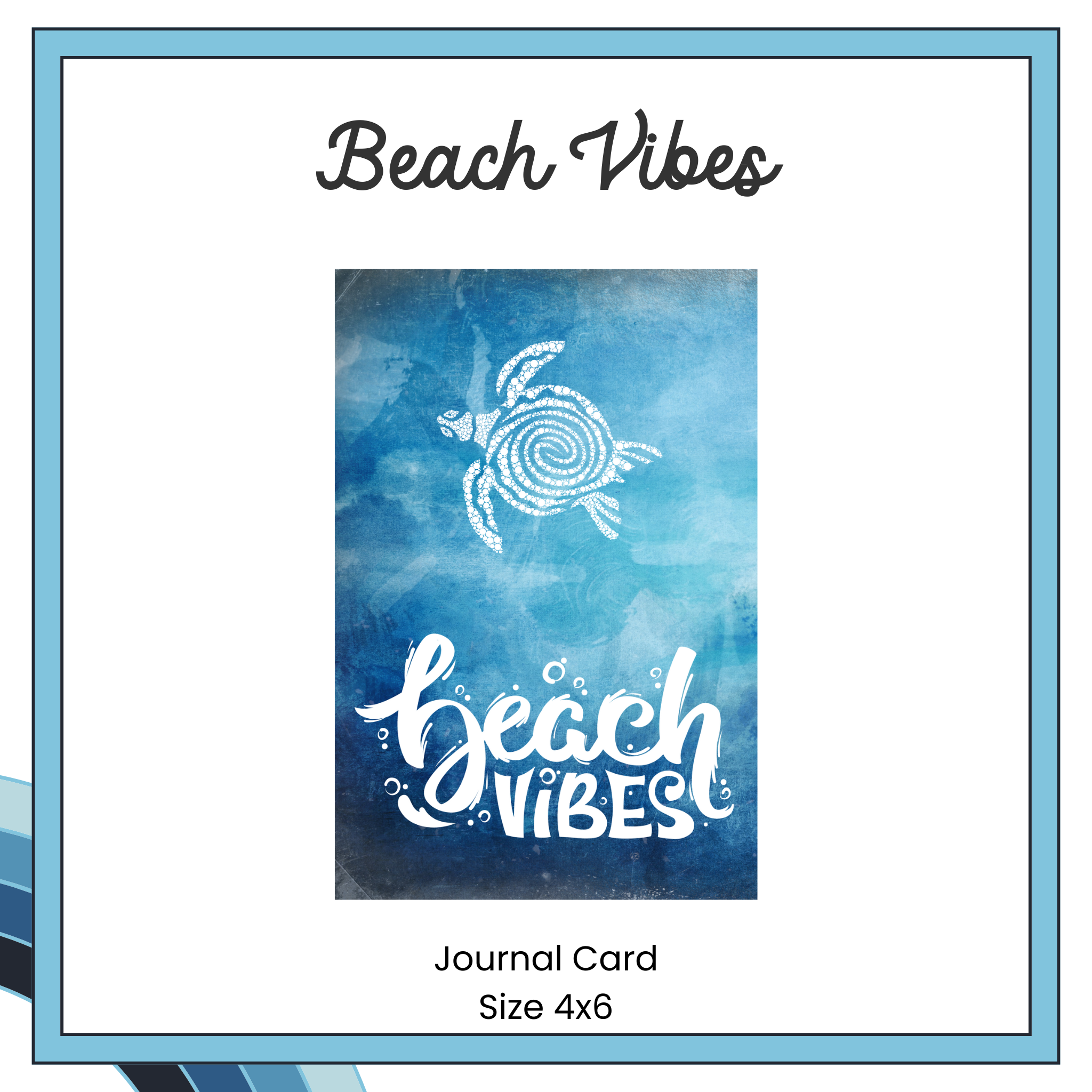 Journal Cards - Floral Sharks