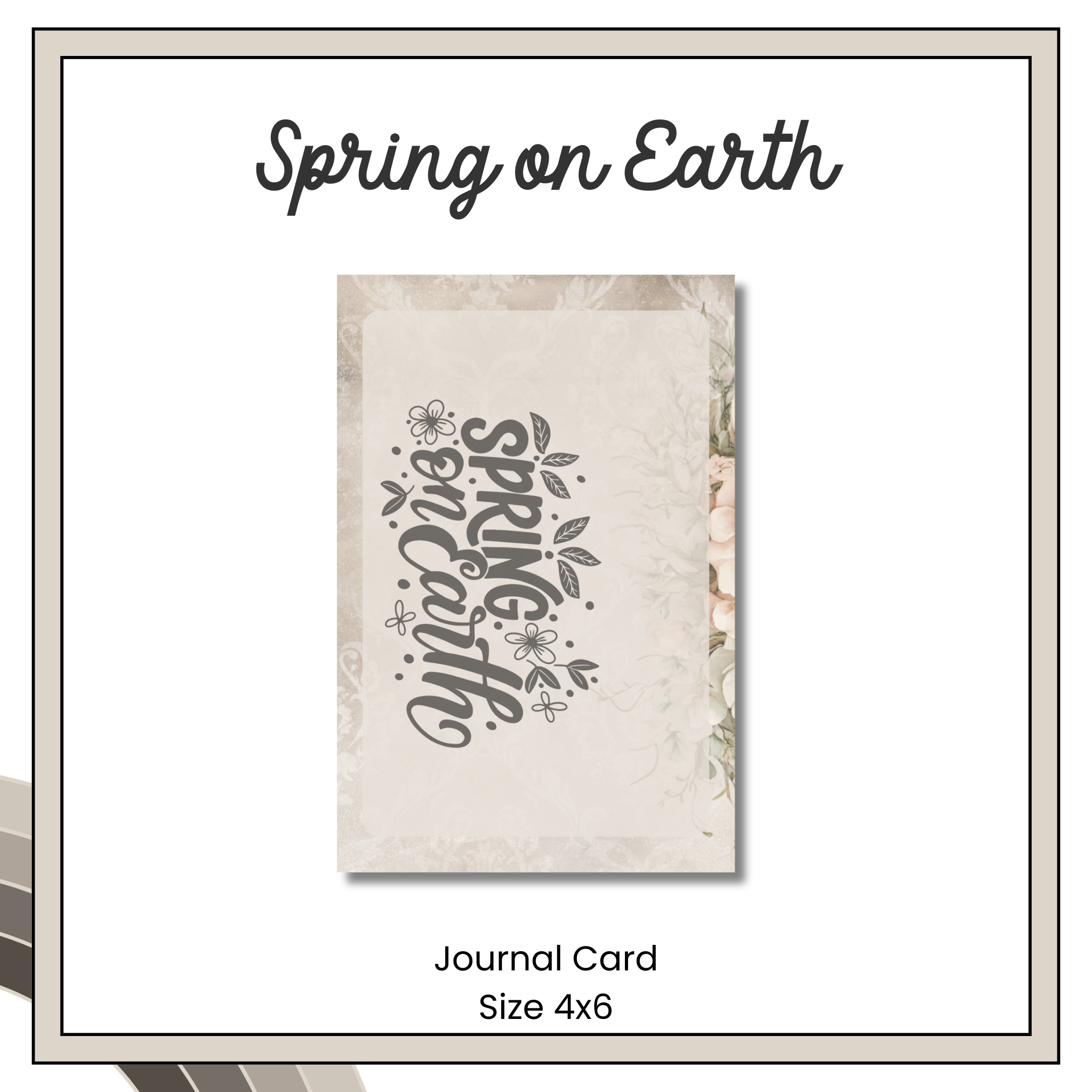 Journal Cards - Bunny Blooms