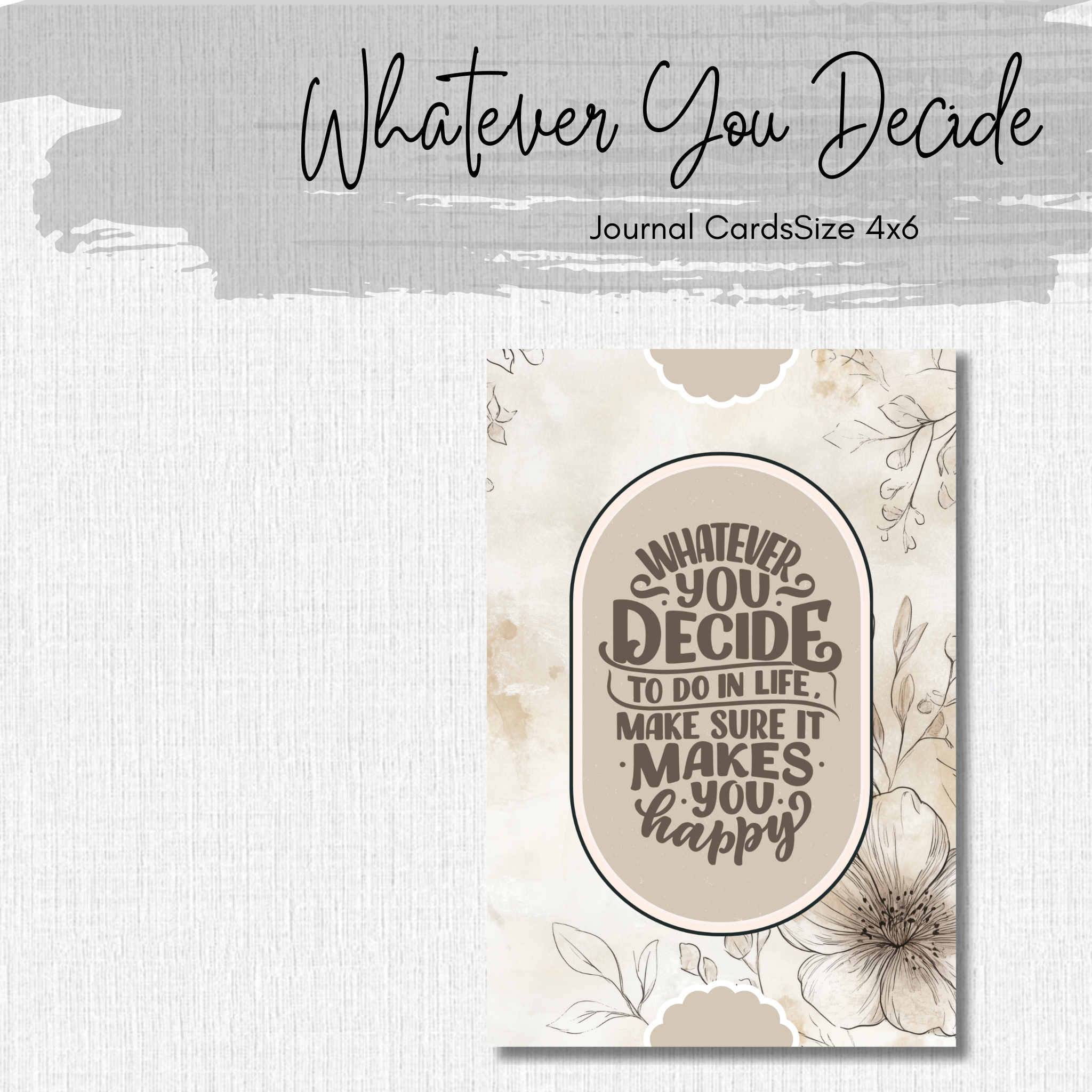 Journal Cards - Summer Boho