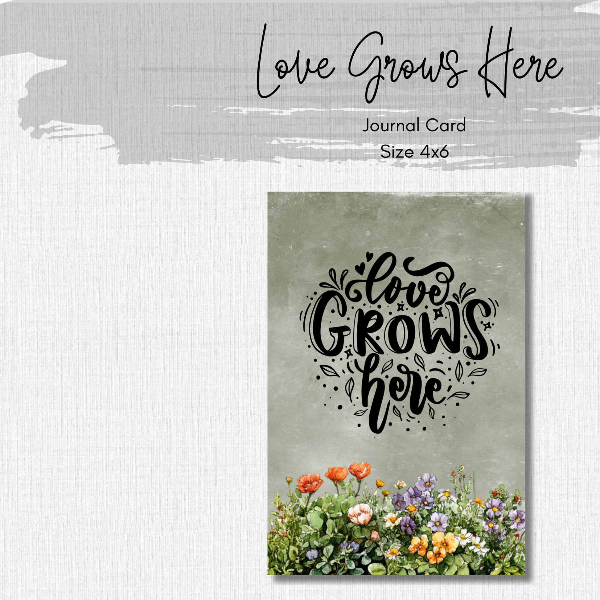 Journal Cards - Sage Meadows