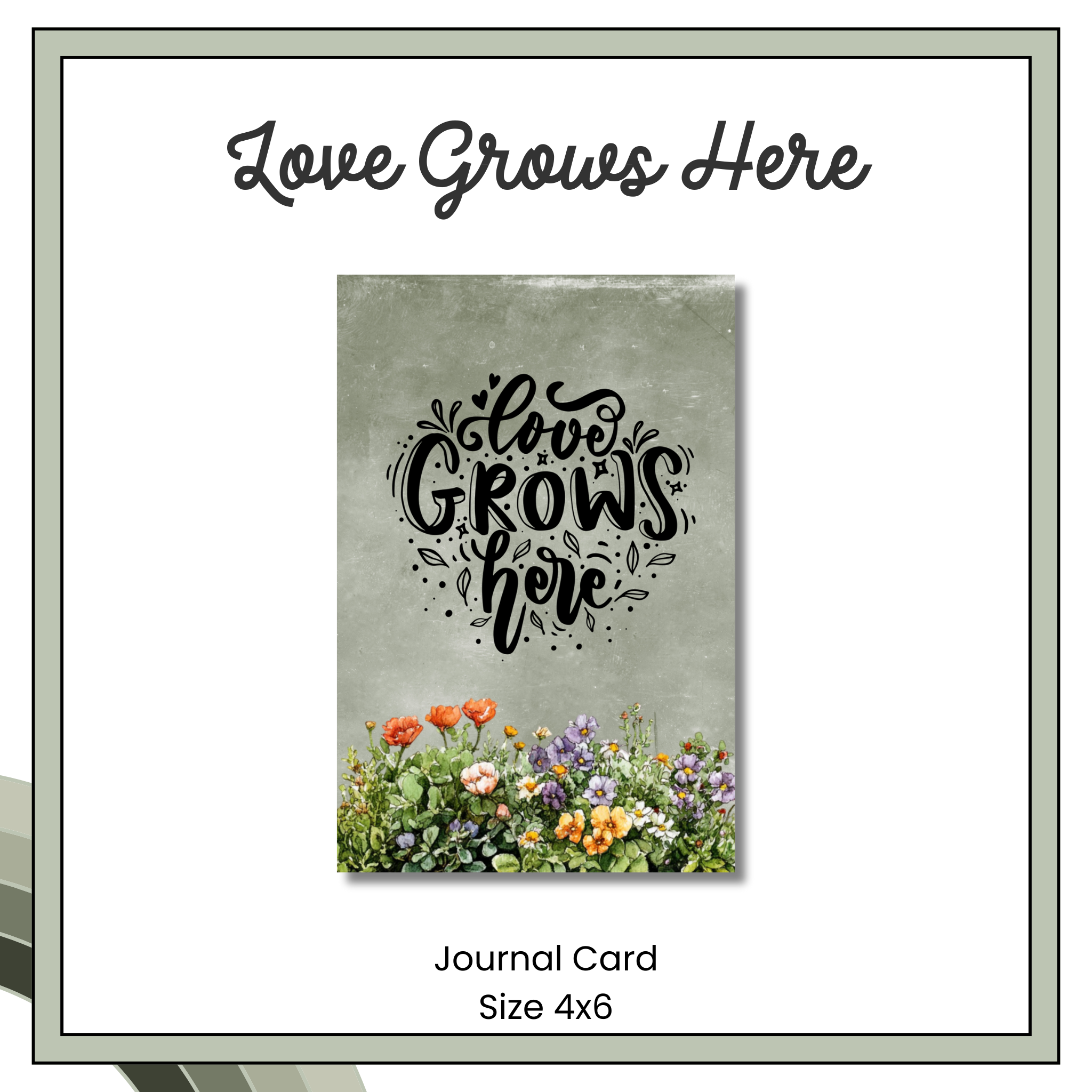 Journal Cards - Sage Meadows