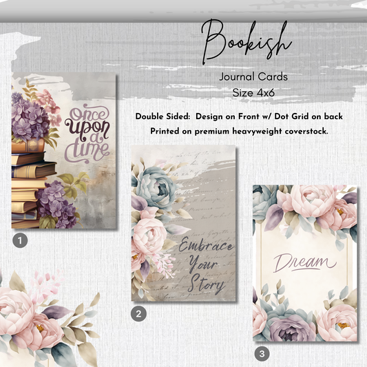 Journal Cards - Bookish Collection