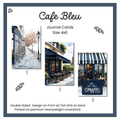 Journal Cards - Cafe Bleu