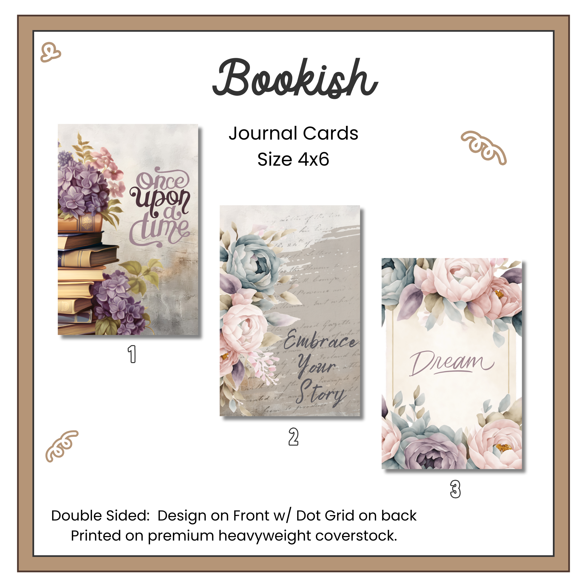 Journal Cards - Bookish Collection