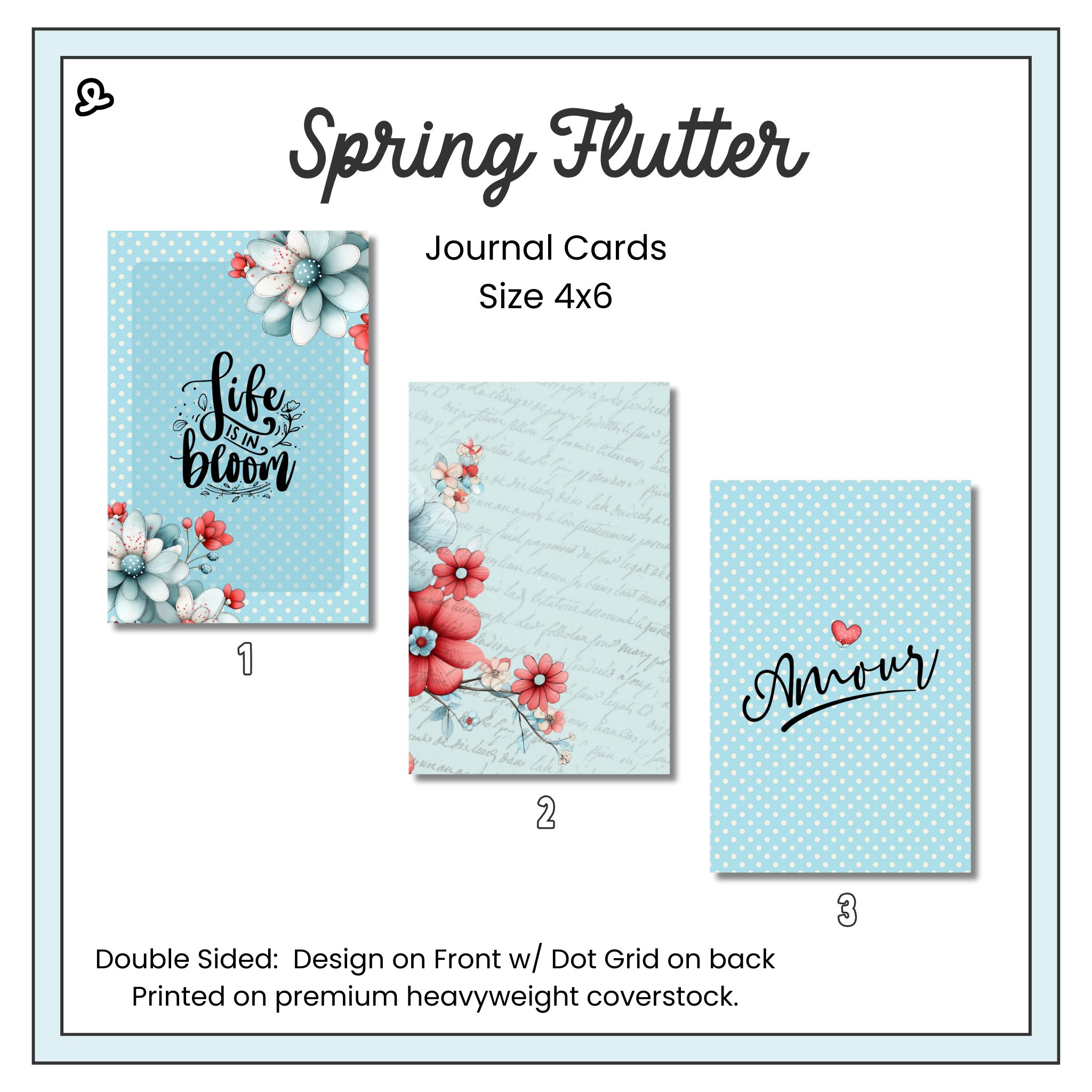 Journal Cards - Spring Flutter