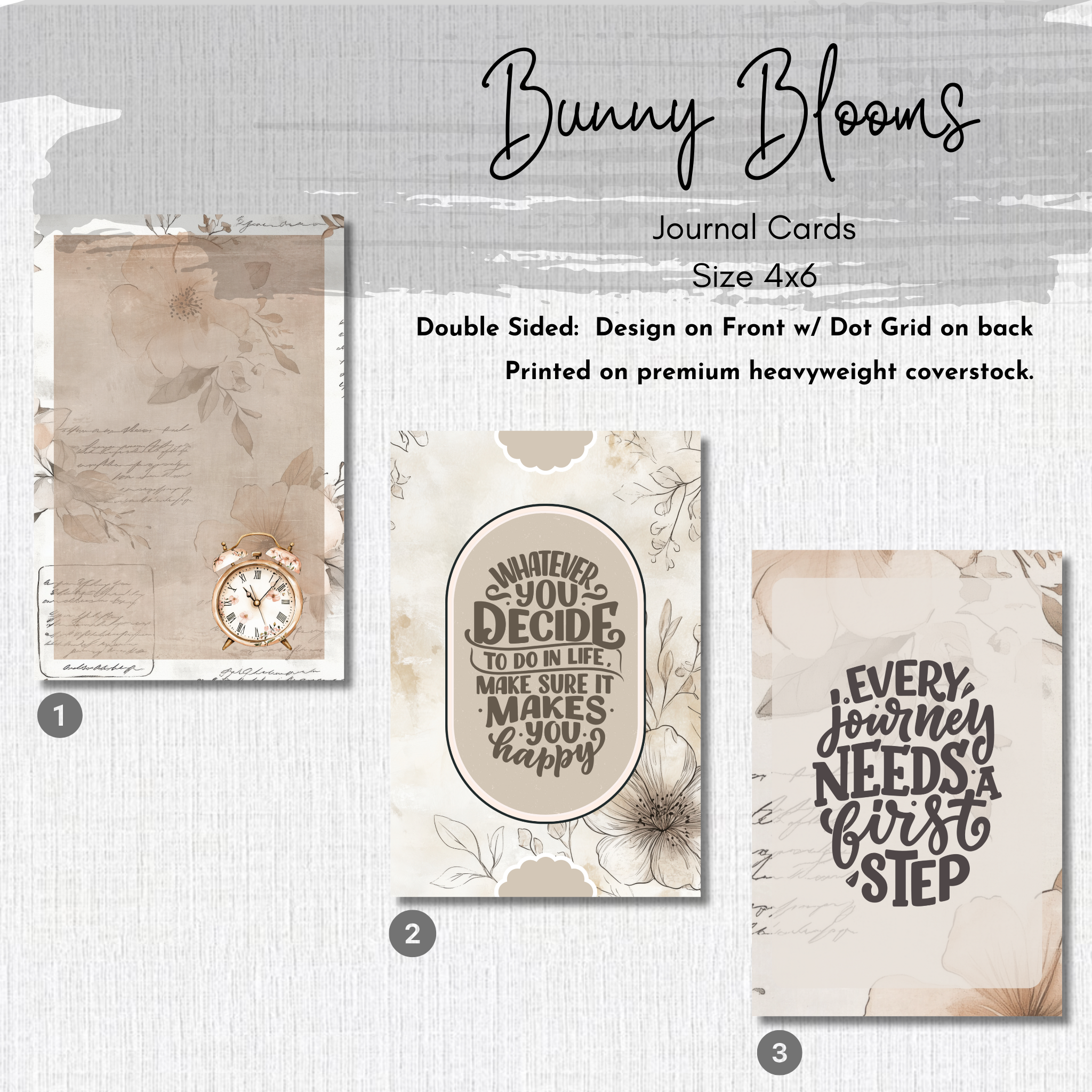 Journal Cards - Summer Boho