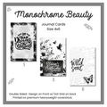Journal Cards - Monochrome Beauty Collection