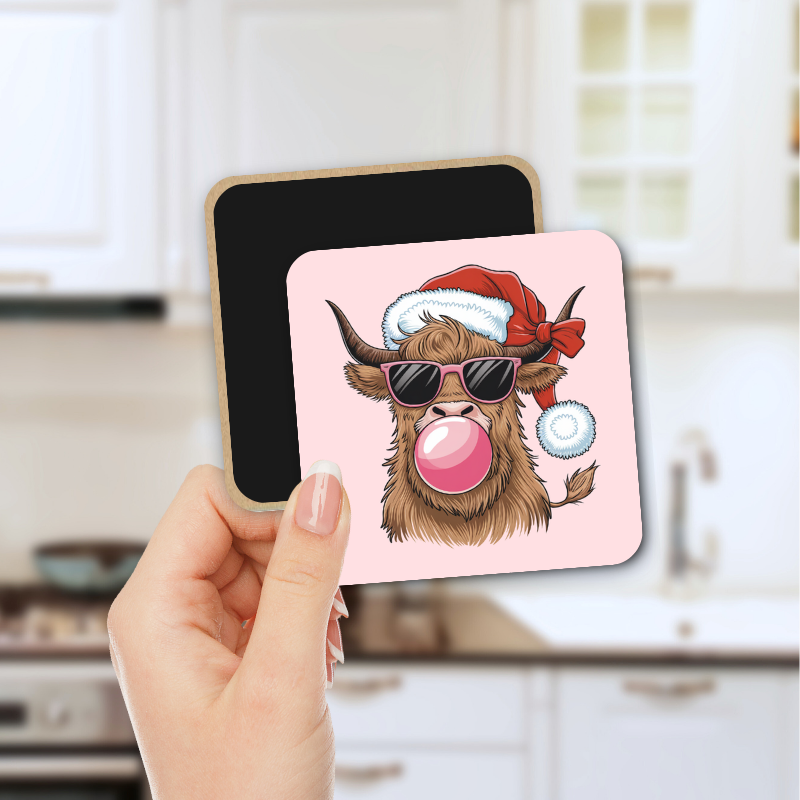 Magnet - Christmas Cow