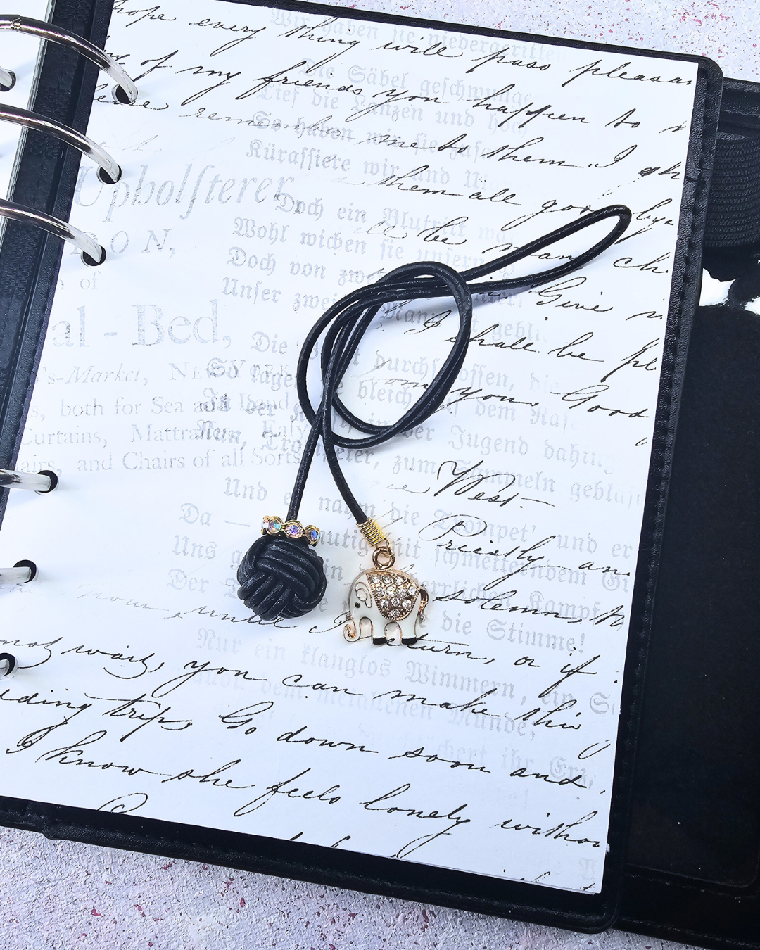 Bookmark  - Bejeweled Elephant