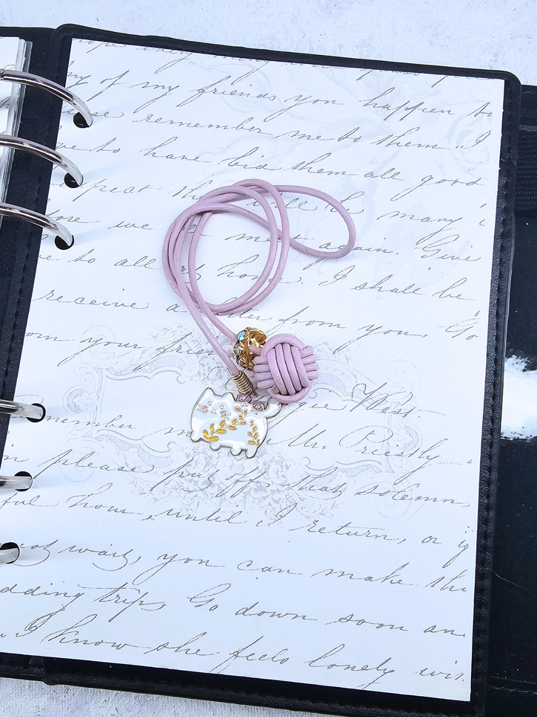 Bookmark  - Floral Cat