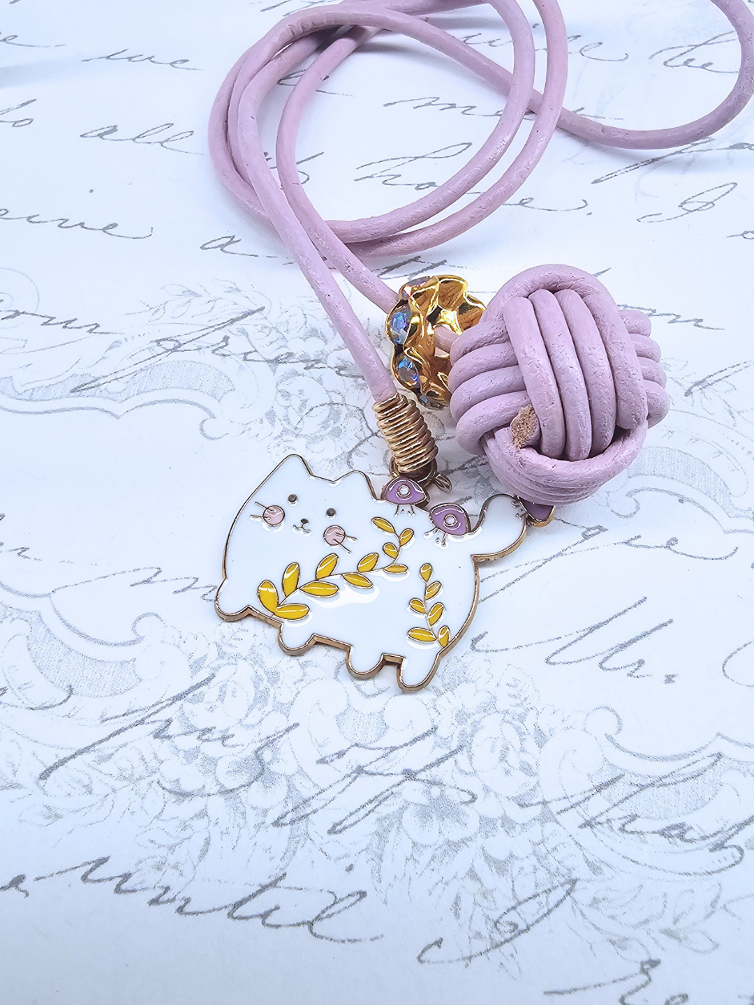 Bookmark  - Floral Cat