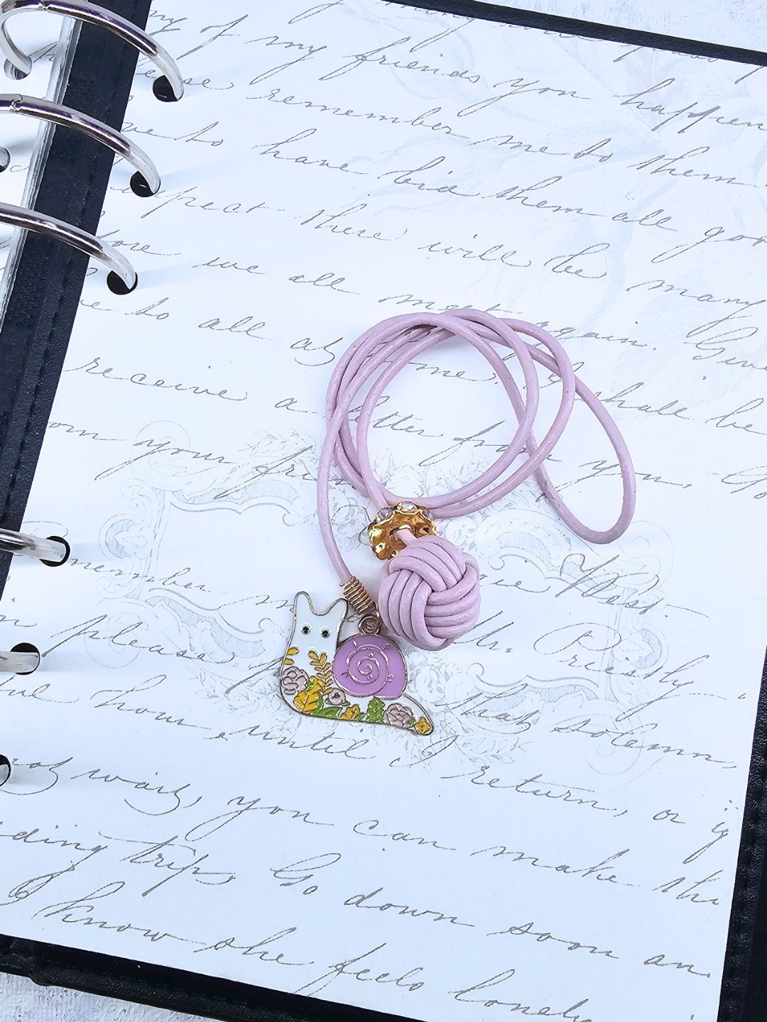 Bookmark  - Floral Snail