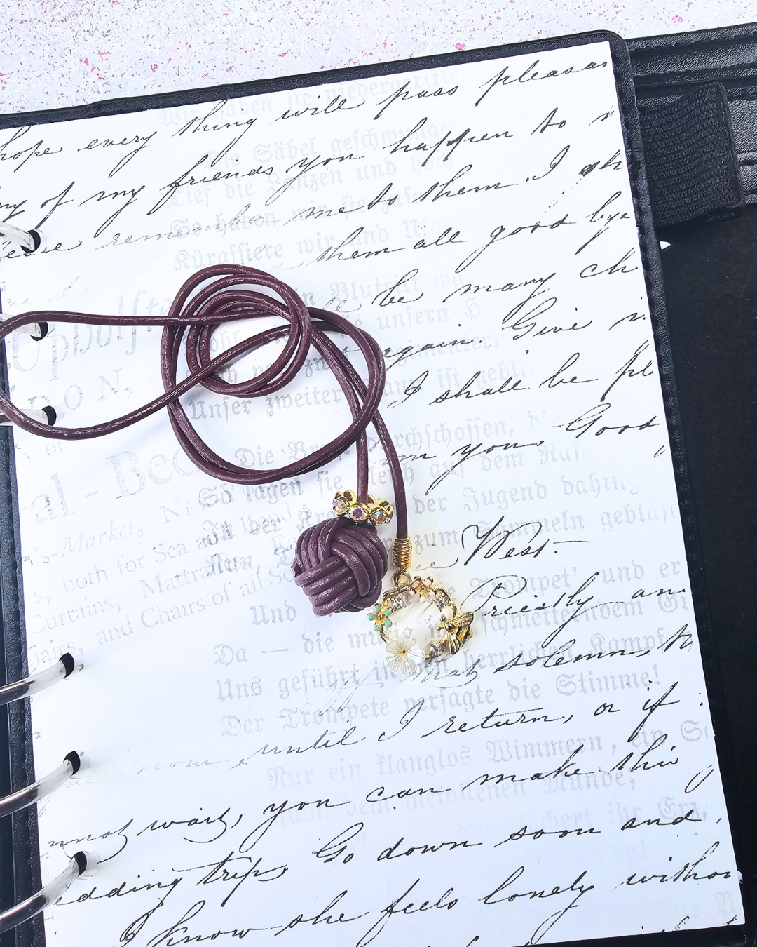 Floral Bookmark - Like Honey