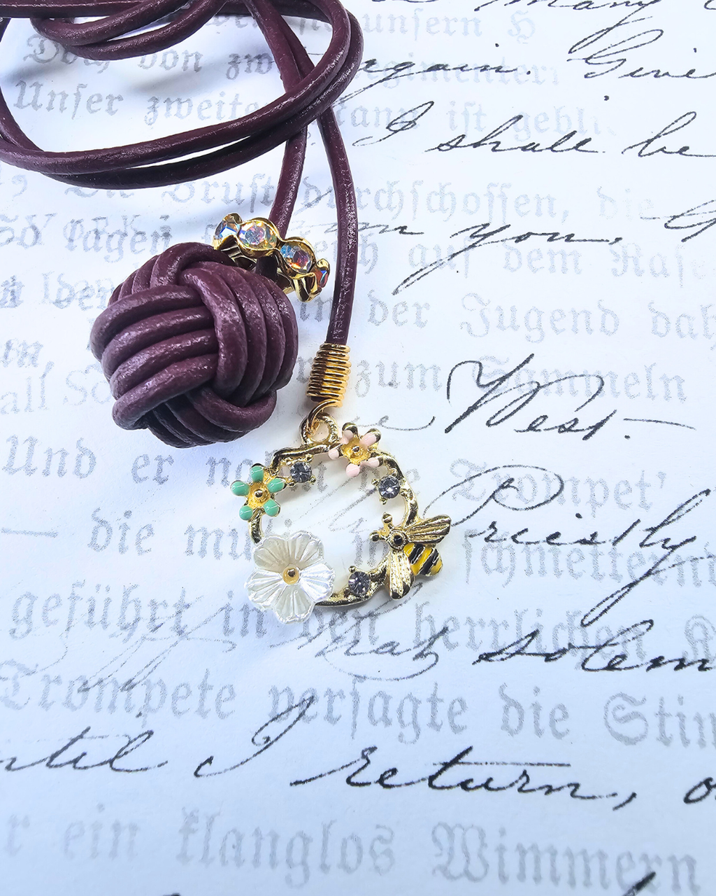 Floral Bookmark - Like Honey