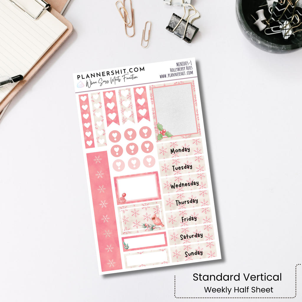 Weekly Mini Kit - Hollyberry Hues