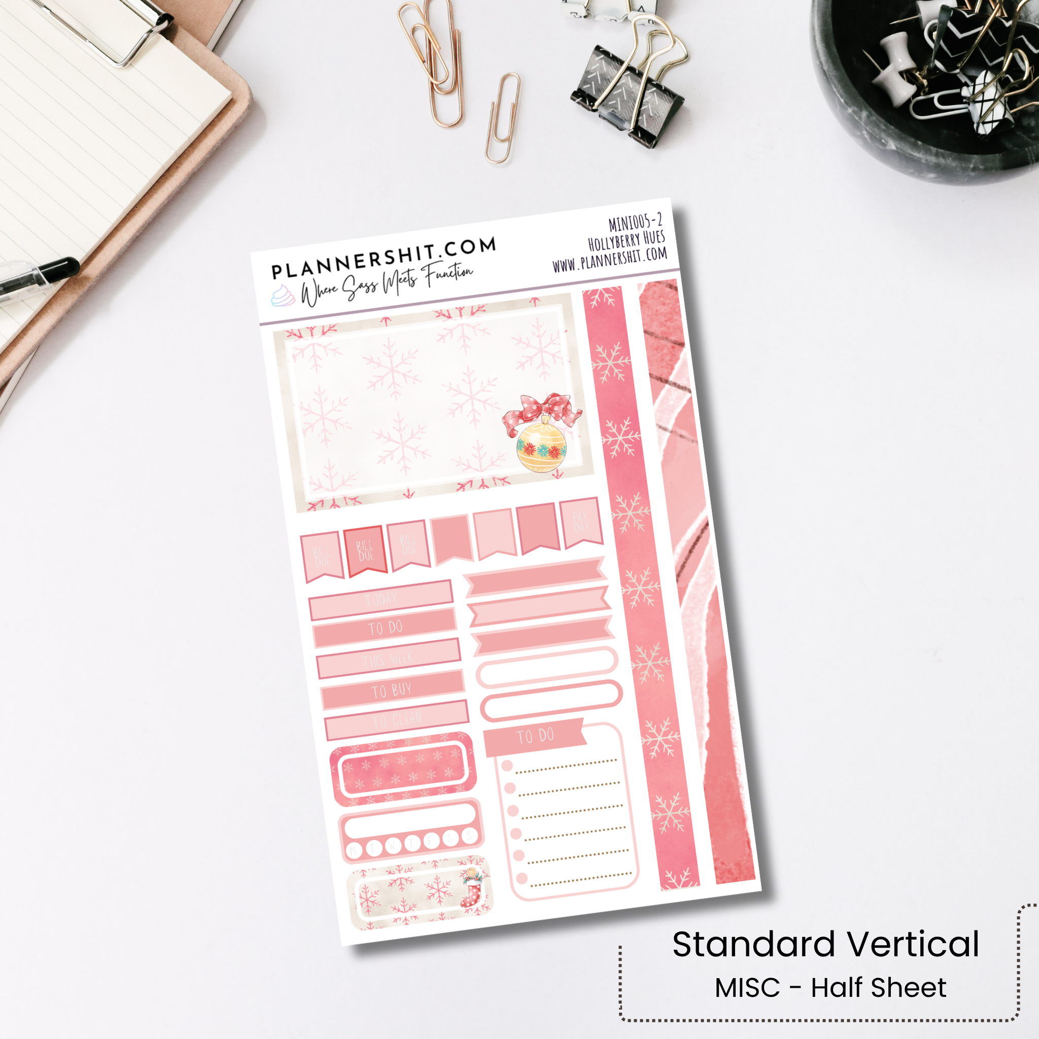 Weekly Mini Kit - Hollyberry Hues