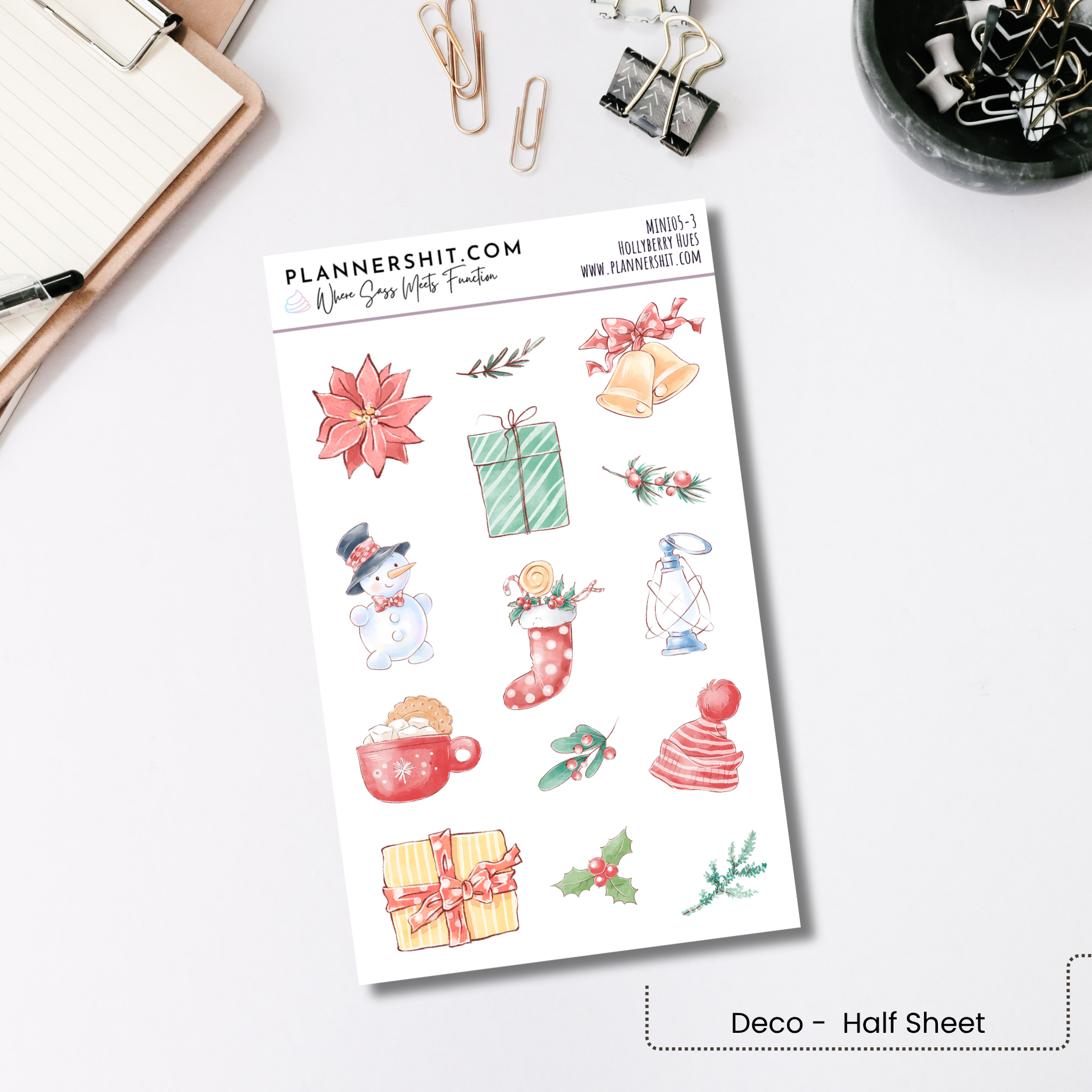 Weekly Mini Kit - Hollyberry Hues