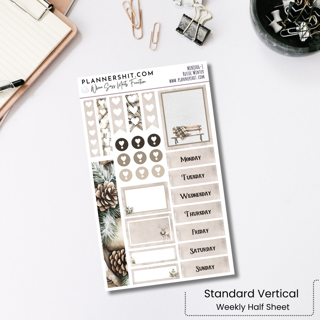 Weekly Mini Kit - Rustic Winter