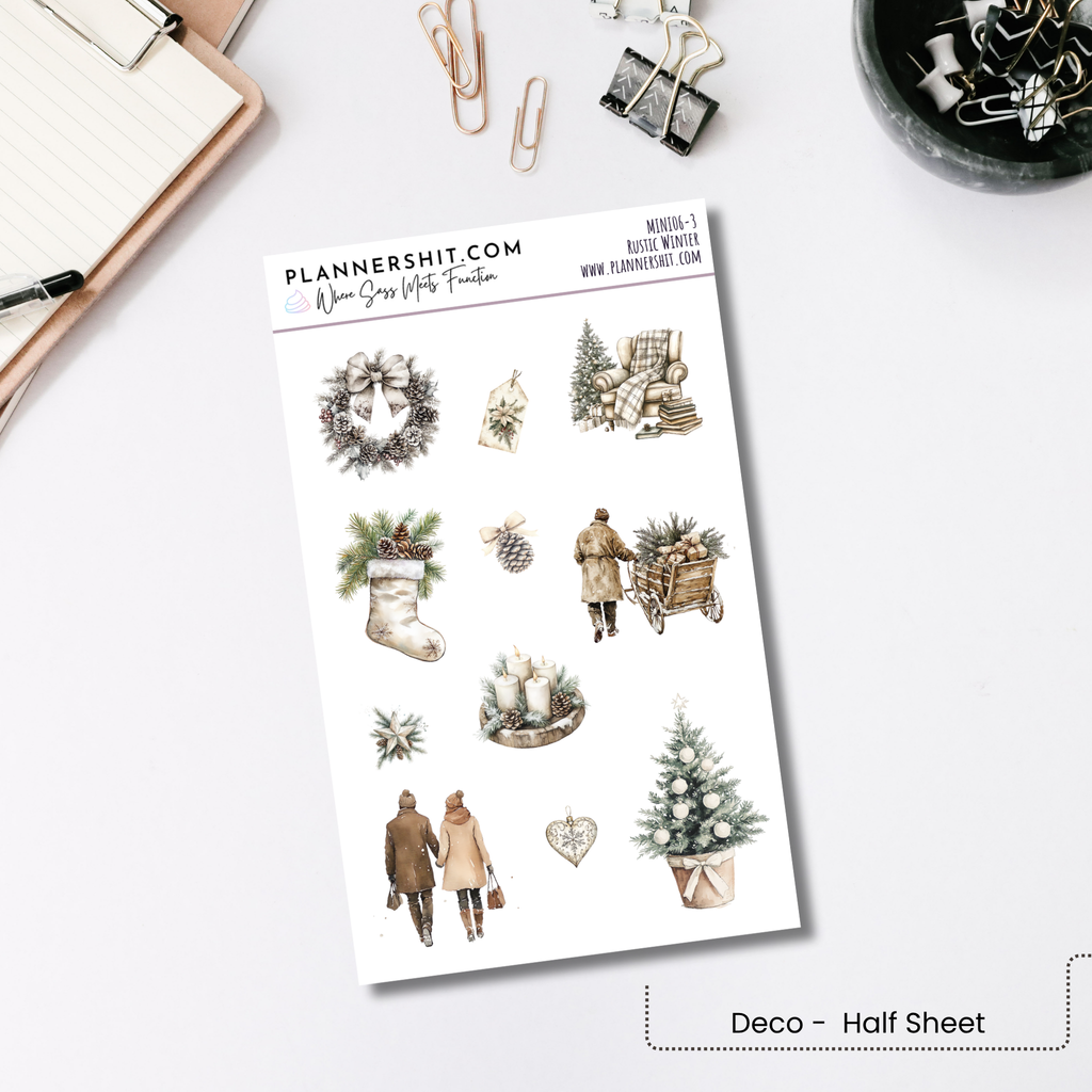 Weekly Mini Kit - Rustic Winter