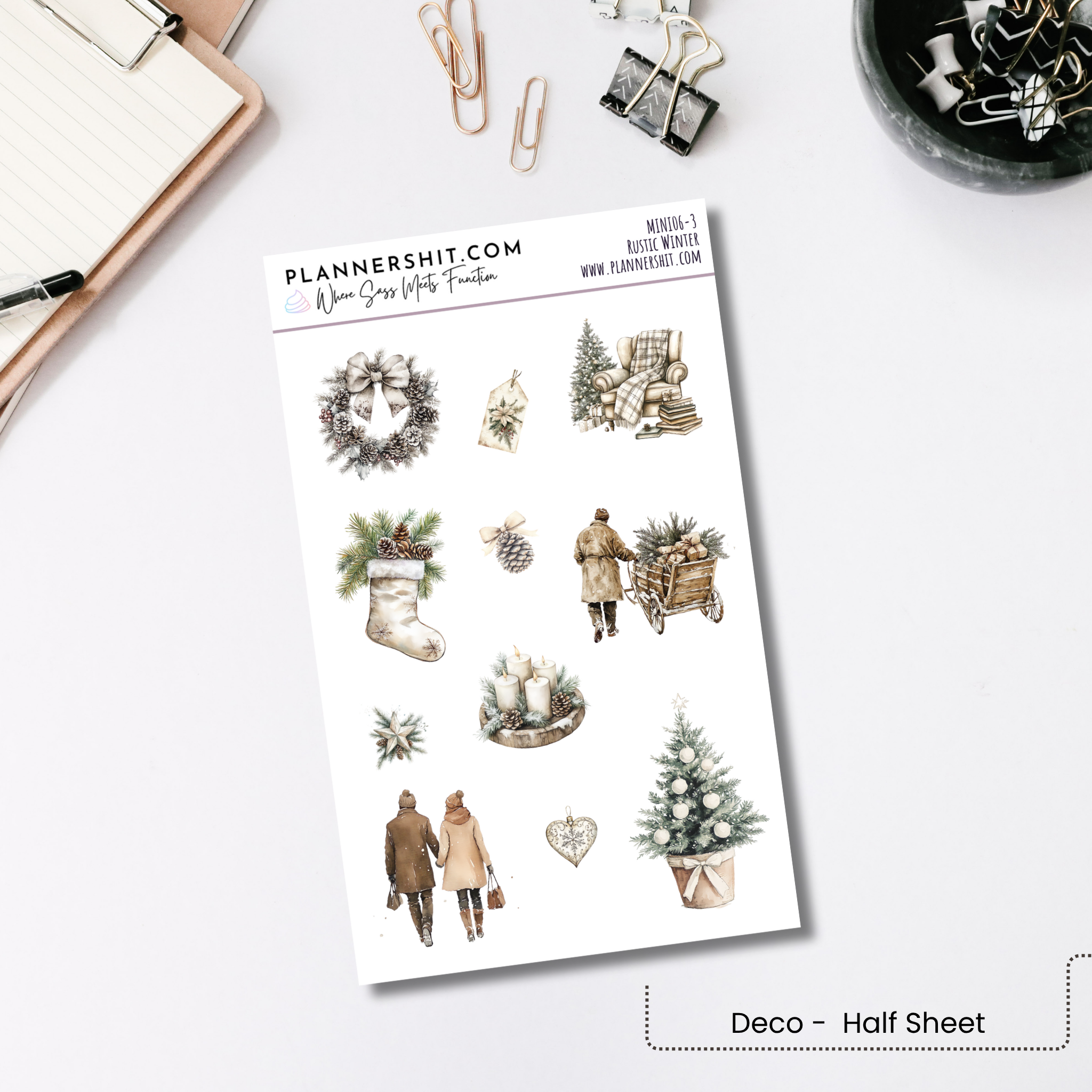 Weekly Mini Kit - Rustic Winter