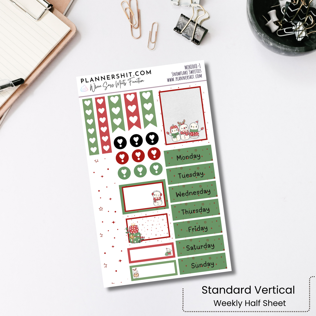 Weekly Mini Kit - Snowflake Sweeties