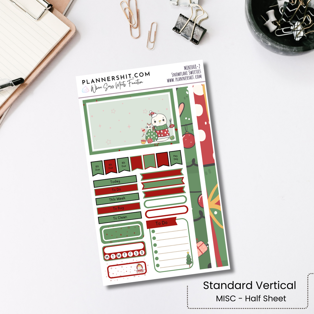 Weekly Mini Kit - Snowflake Sweeties