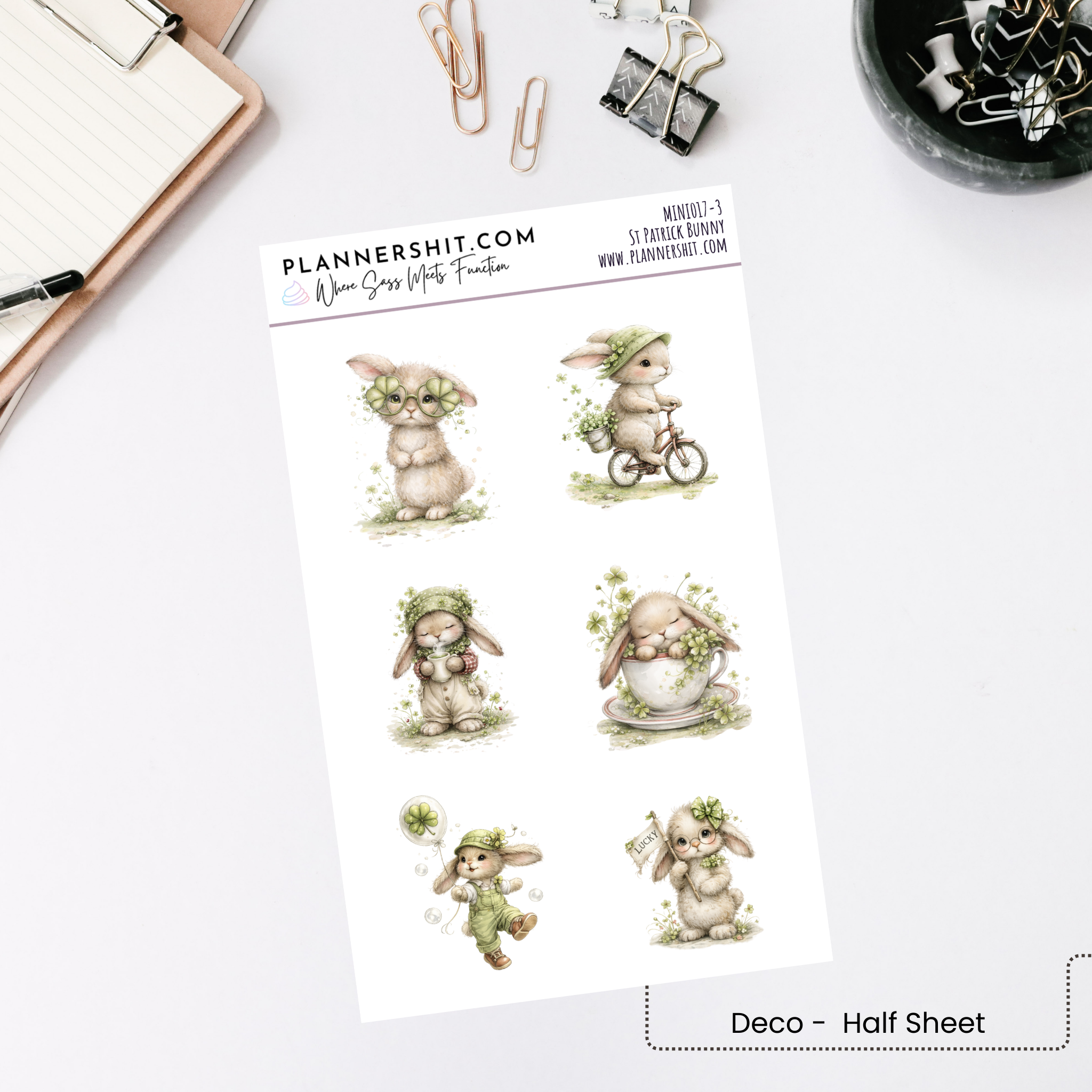 Weekly Mini Kit - St Patrick's Bunny