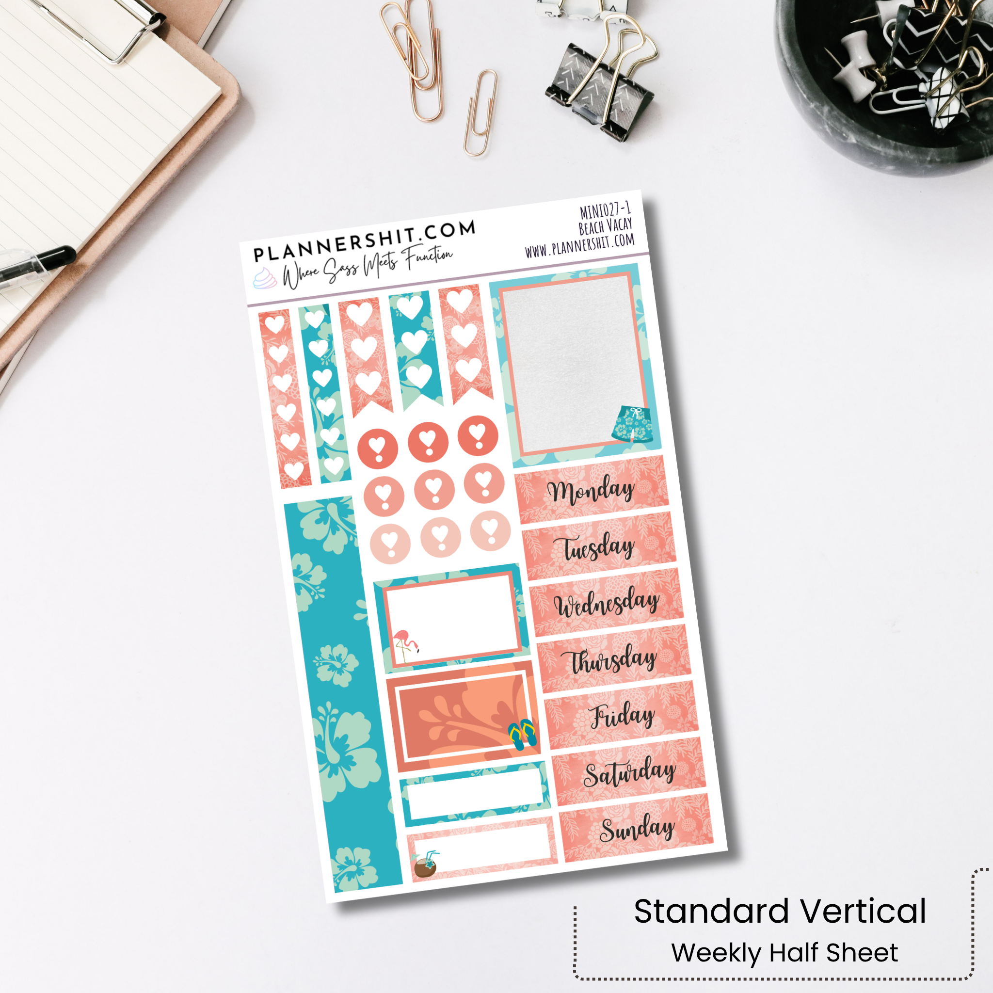 Weekly Mini Kit - Beach Vacay