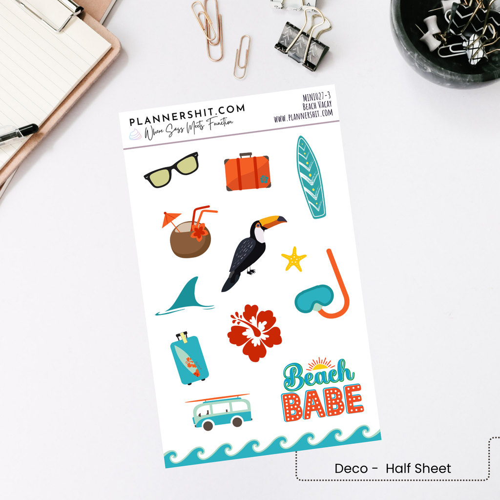 Weekly Mini Kit - Beach Vacay