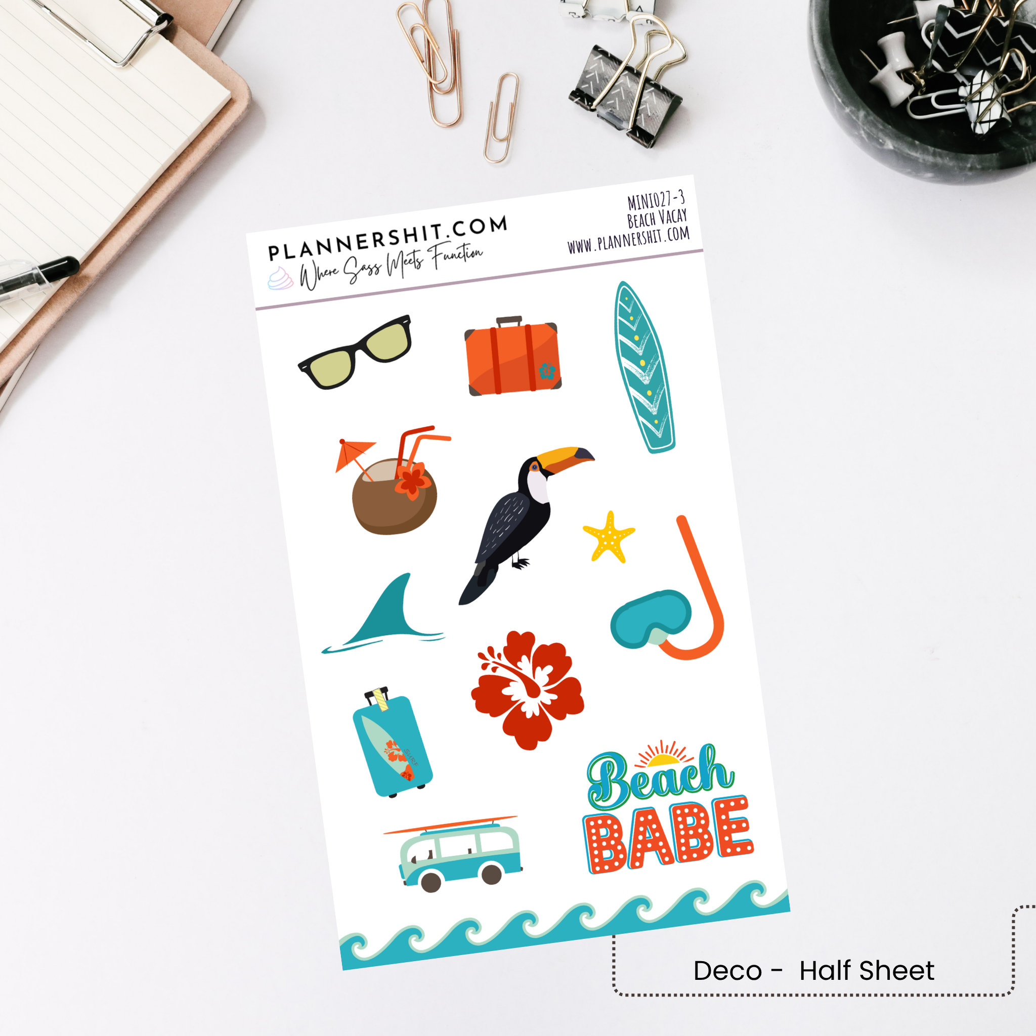 Weekly Mini Kit - Beach Vacay