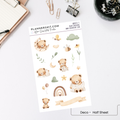 Weekly Mini Kit - Bearly Snoozing