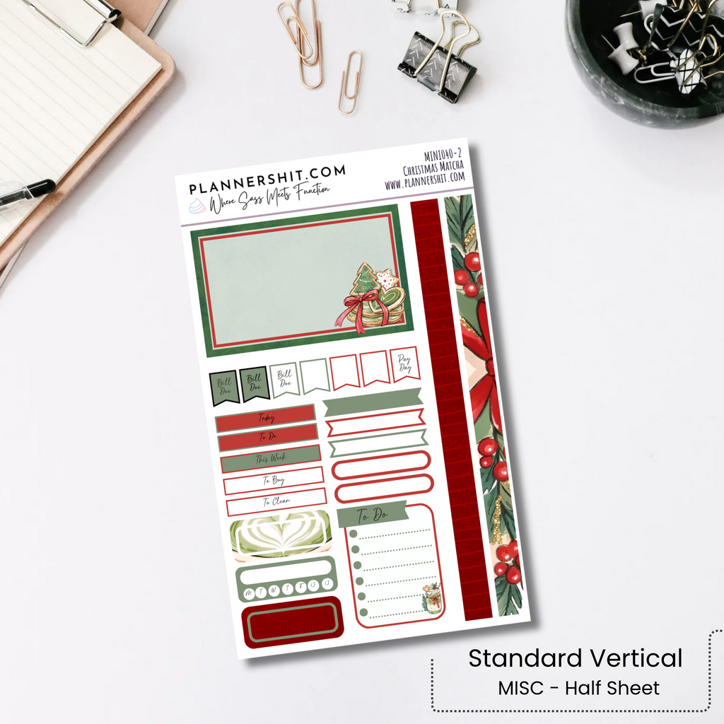 Weekly Mini Kit - Christmas Matcha