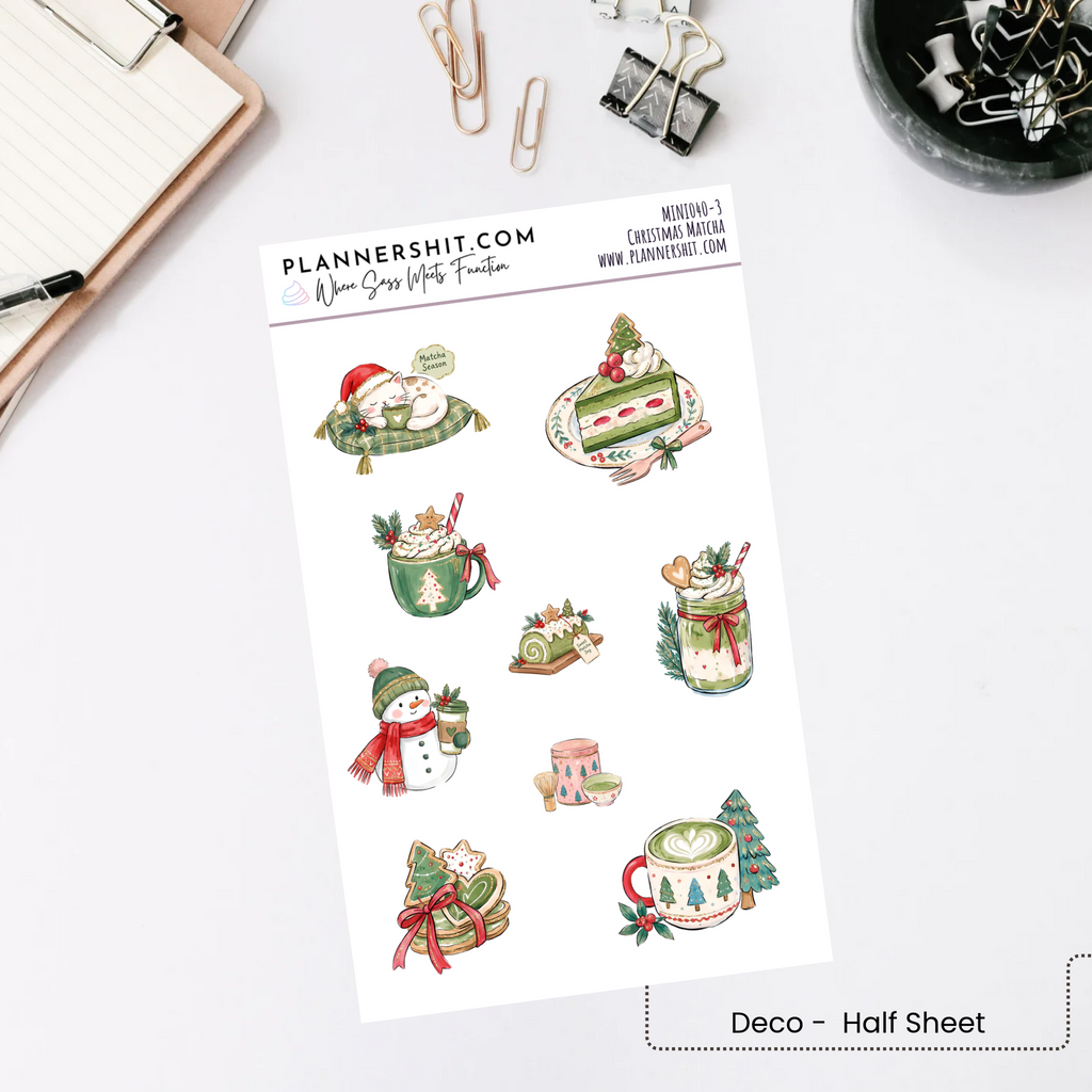 Weekly Mini Kit - Christmas Matcha