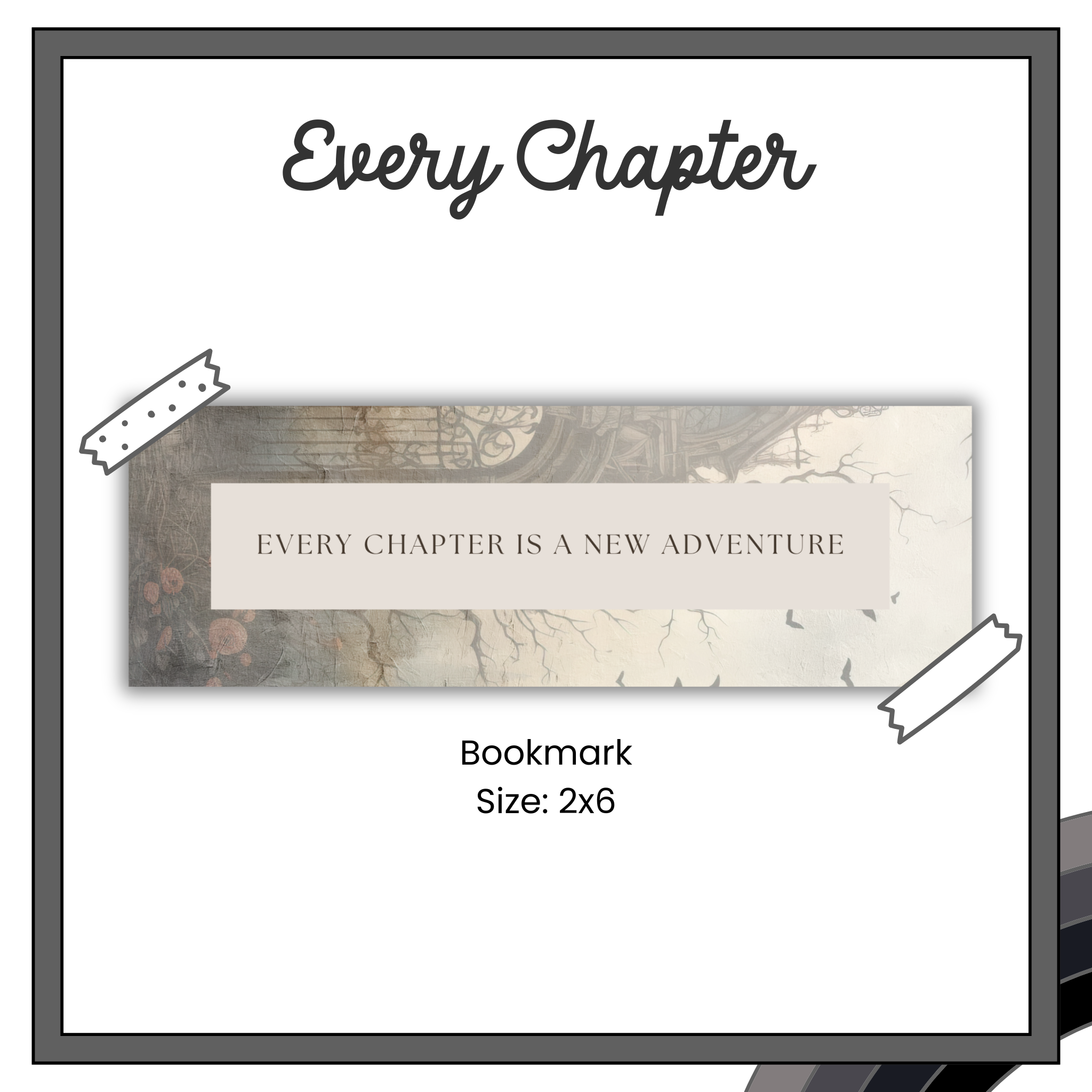 Paper Bookmark - In Shadows