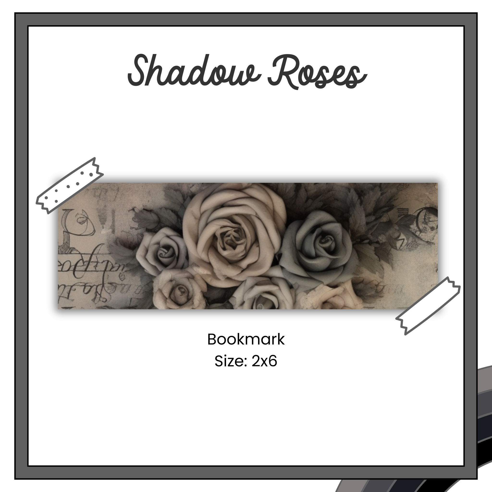 Paper Bookmark - In Shadows