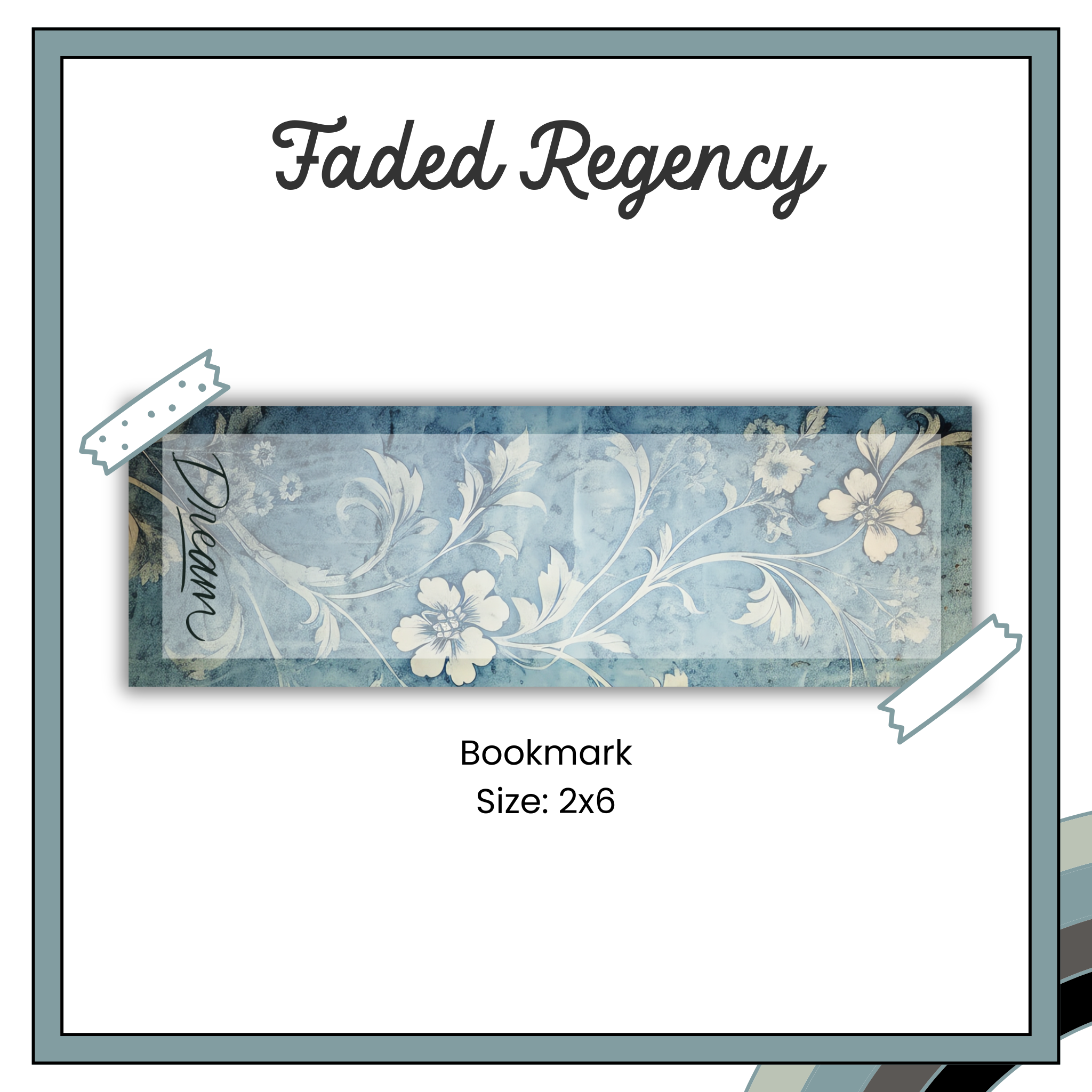 Paper Bookmark - Regency Collection