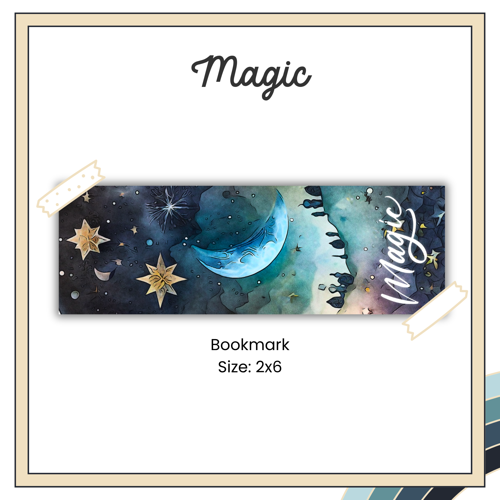 Paper Bookmark - Raven Nights