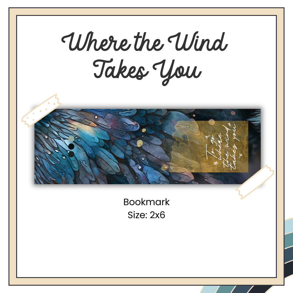 Paper Bookmark - Raven Nights