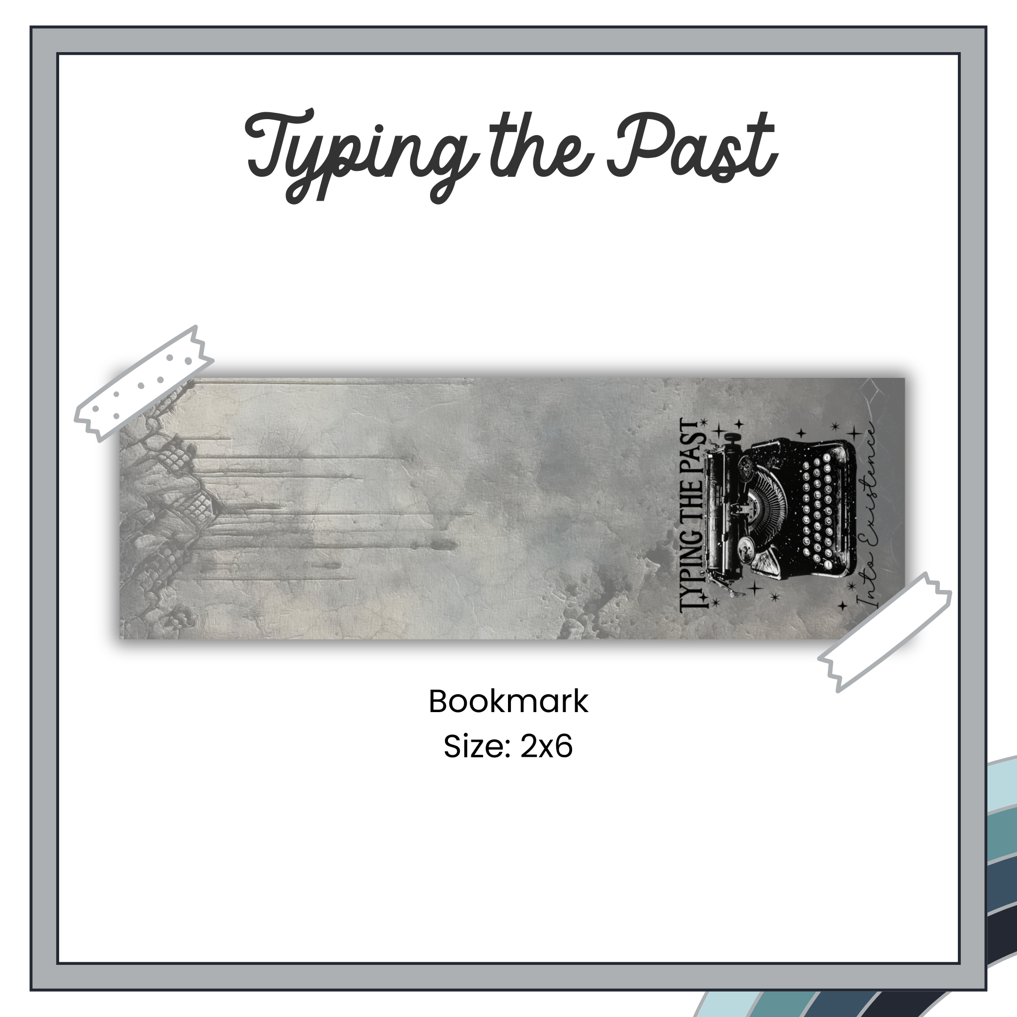 Paper Bookmark - Poetic Torture