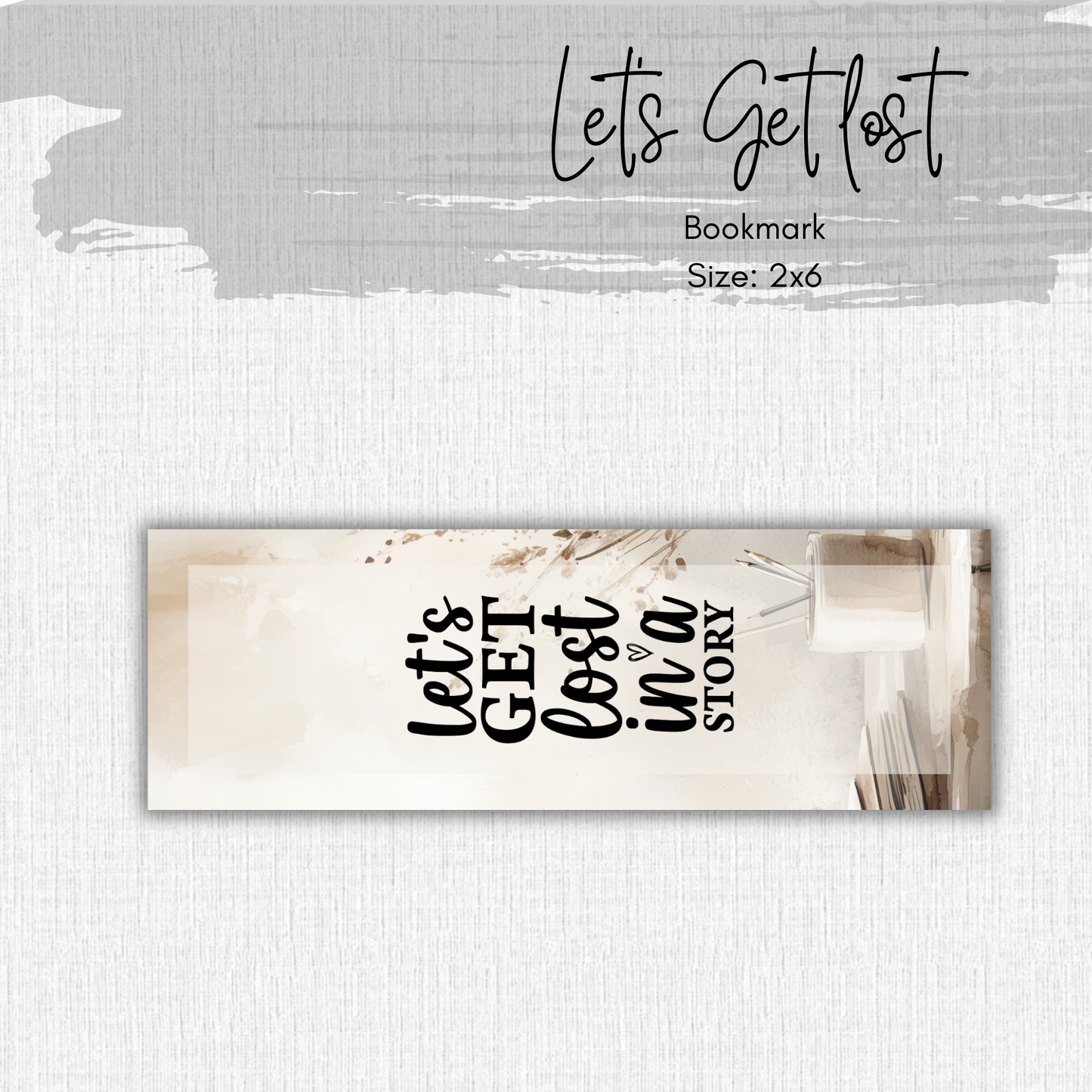 Paper Bookmark - Summer Boho