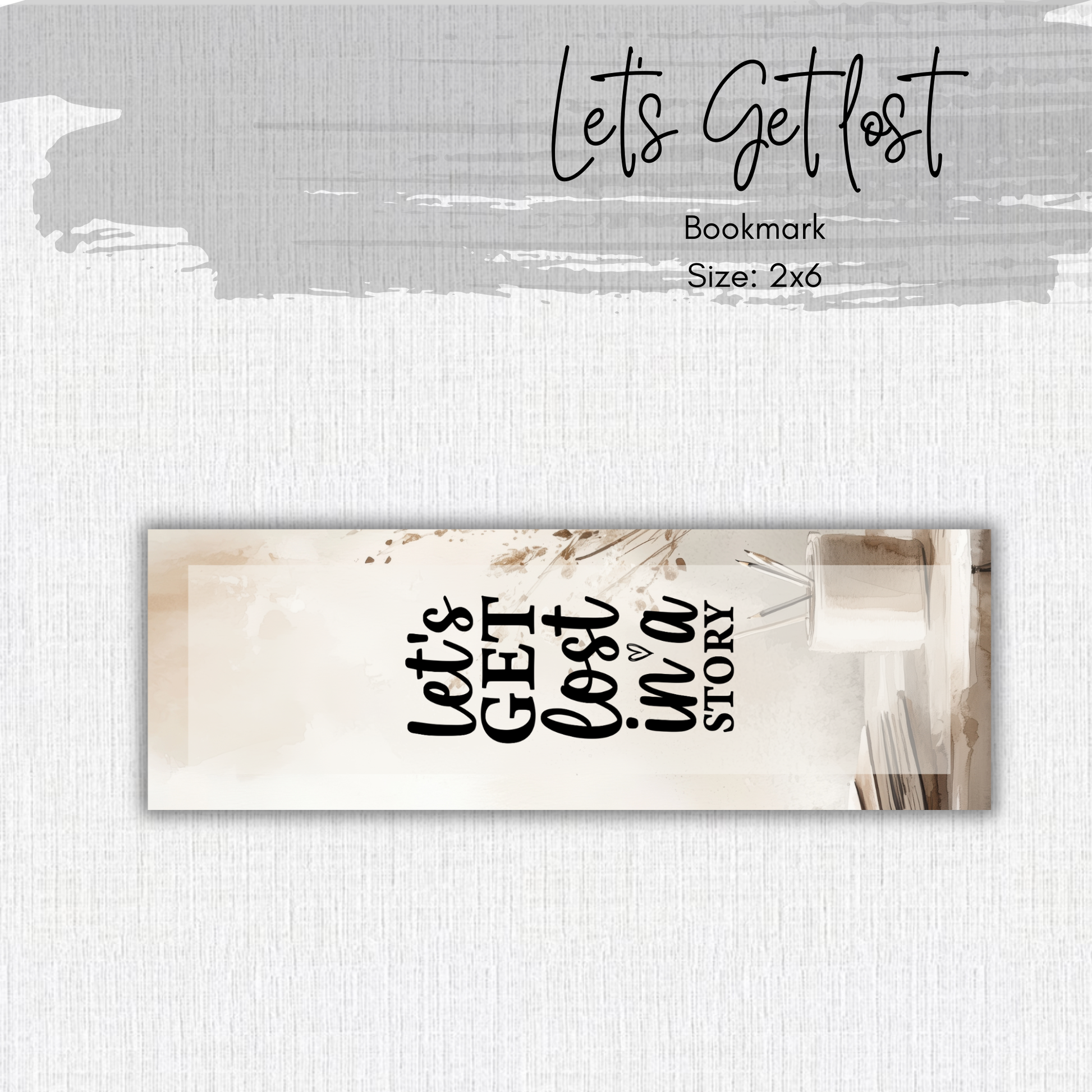 Paper Bookmark - Summer Boho