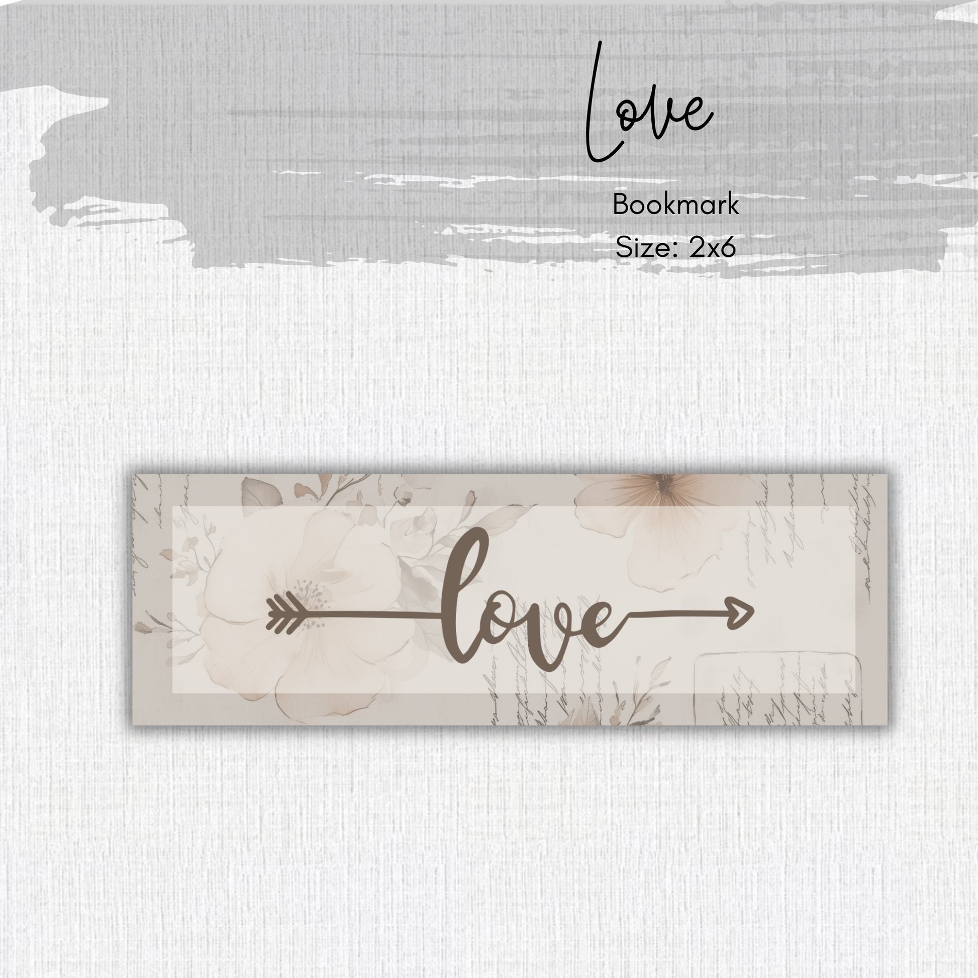 Paper Bookmark - Summer Boho